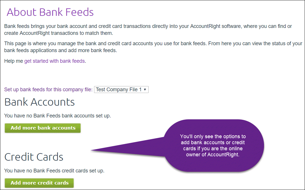About bank feeds MYOB AccountRight MYOB Help Centre